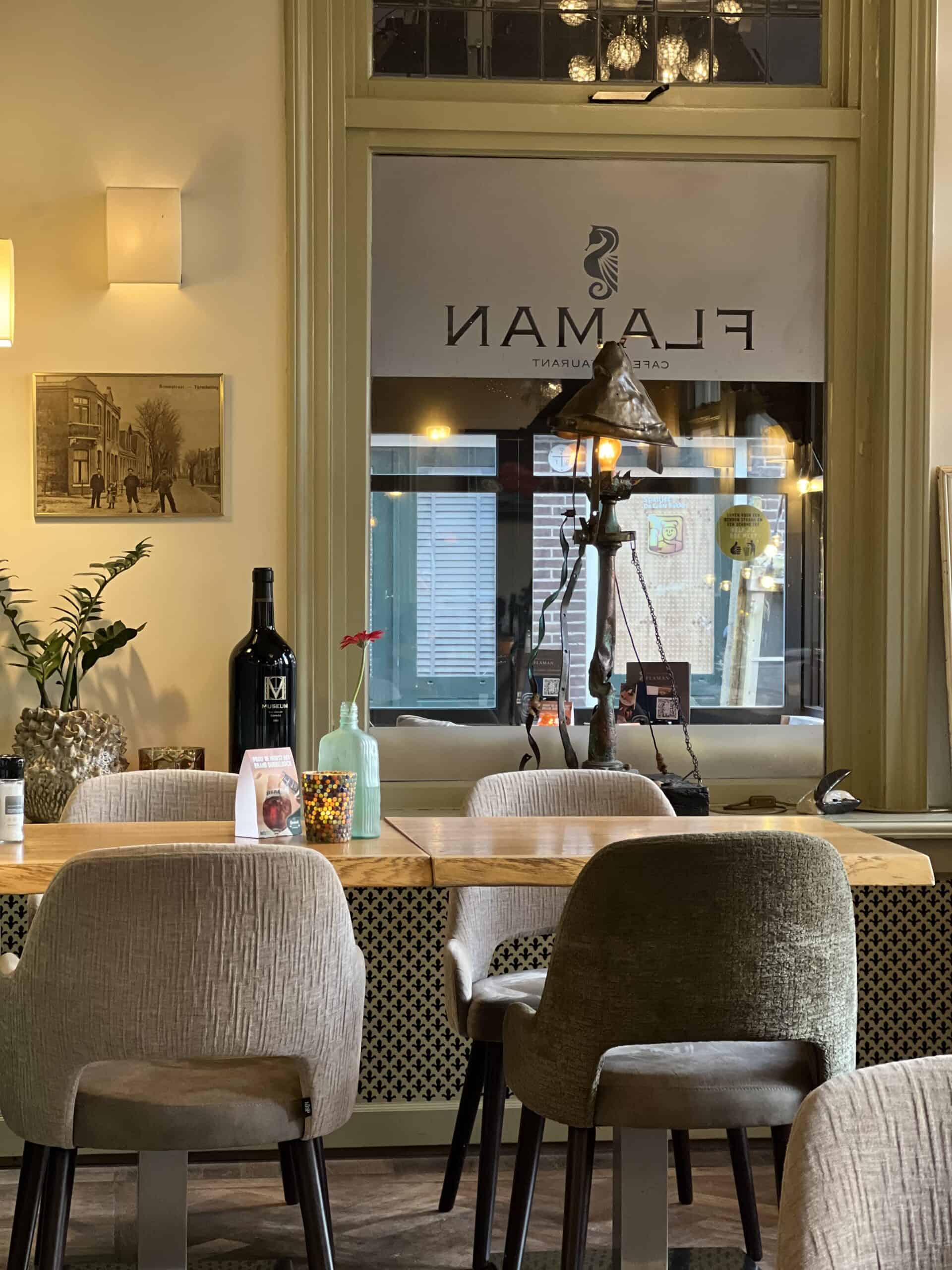 Interieur restaurant Flaman op Terschelling