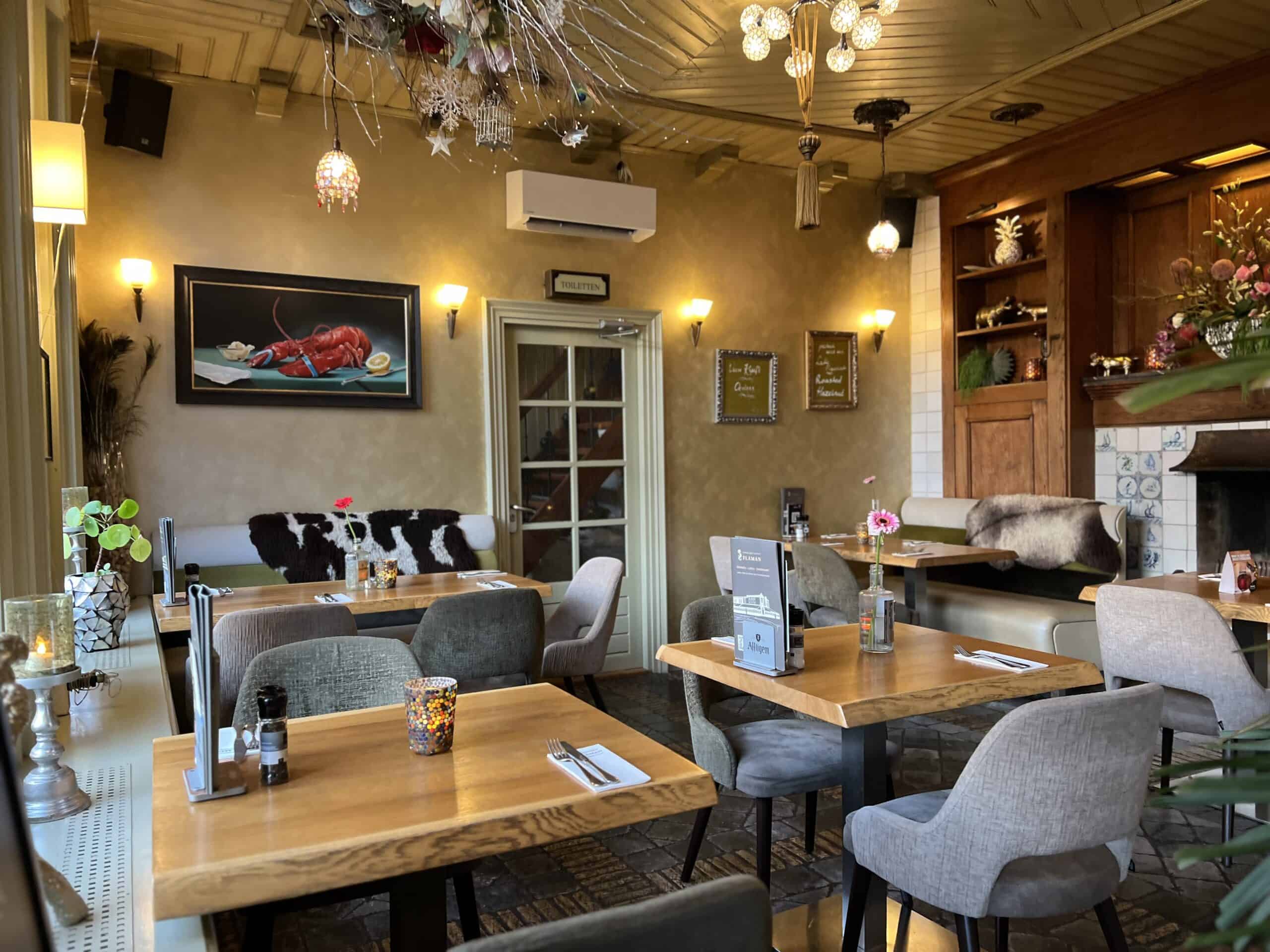 Interieur restaurant Flaman op Terschelling